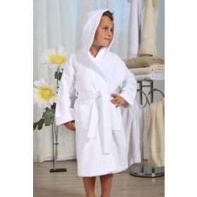 Frottír kapucnis gyermek köntös 7-8 éves Frottír kapucnis gyermek köntös 7-8 éves