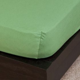 NATURTEX gumis jersey lepedő - olajzöld - 100x200cm NATURTEX gumis jersey lepedő - olajzöld - 100x200cm