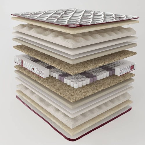 Táskarugós kaktusz kókusz matrac - GOLDEN EYE matrac 160X200X35 cm