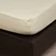 INFINIZA Gumis jersey lepedő - krém- 100x200 cm