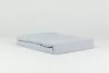 INFINIZA Gumis jersey lepedő - szürke- 140x200 cm