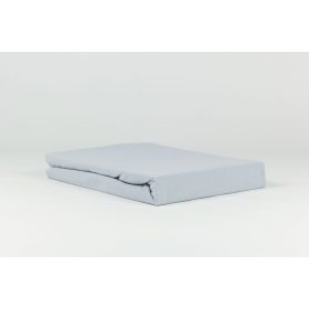 ELY Gumis jersey lepedő - világos szürke- 180 x 200 cm