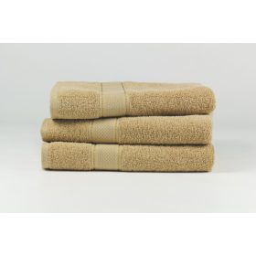 Törölköző - bézs - széles bordűrrel - 50x90 cm Törölköző - bézs - széles bordűrrel - 50x90 cm