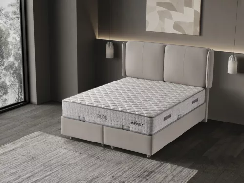 Infiniza Boss Ágykeret 180x200 cm - Boss Ágyneműtartós Ágykeret 