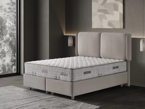 Infiniza Boss Ágykeret 180x200 cm - Boss Ágyneműtartós Ágykeret 