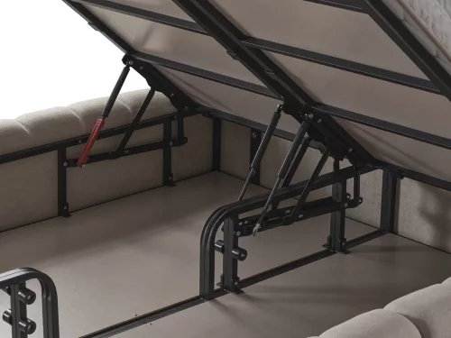 Infiniza Calm Ágykeret 140x200 cm - Calm Ágyneműtartós Ágykeret