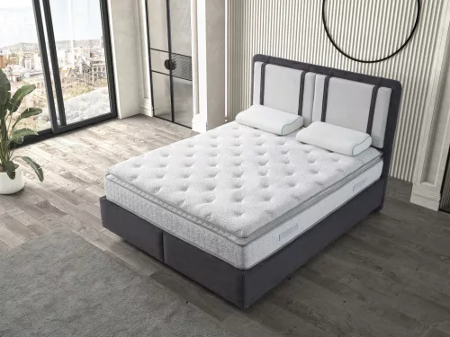 Infiniza Puffy Ágykeret  160x200 cm Puffy 01 - Puffy Ágyneműtartós Ágykeret 