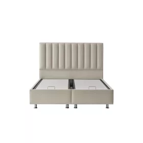   Infiniza Relax  Ágykeret 180x200 cm Bézs Kárpittal - Relax Ágyneműtartós Ágykeret