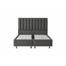   Infiniza Relax Ágykeret 180x200 cm Szürke kárpittal - Relax Ágyneműtartós Ágykeret