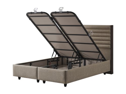 Infiniza Rose B.F.V-04 Ágykeret (Fejvég kiegészítő nélkül) 140x200 cm - Rose Ágyneműtartós Ágykeret 