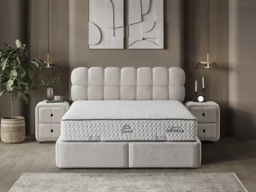 Infiniza Sunset Ágykeret 90x200 cm - Sunset Ágyneműtartós Ágykeret 