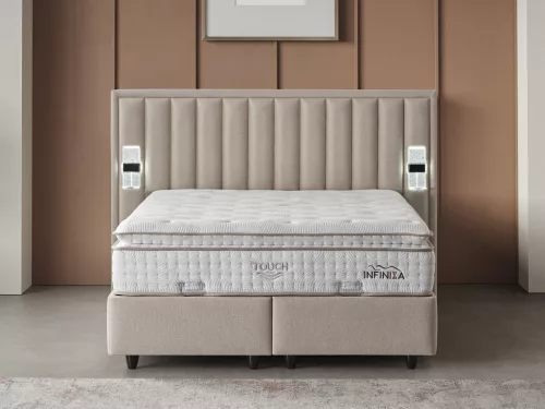 Infiniza Touch Ágykeret Bfv 02 180x200 cm - Touch Ágyneműtartós Ágykeret 