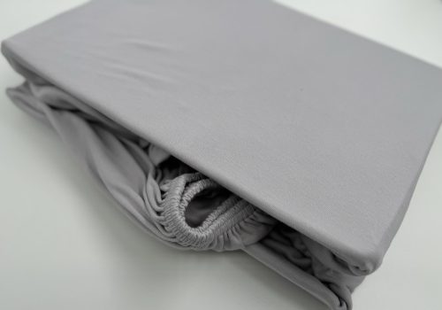 Infiniza Bambuszos Gumis jersey lepedő - szürke - 160x200 cm