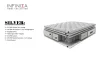 Táskarugós memóriahabos matrac - INFINIZA SILVER matrac 80x200x22cm
