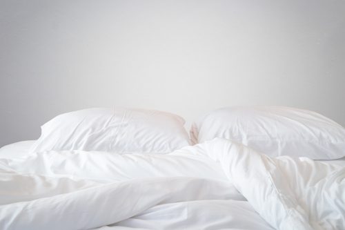 Infiniza HORECA fehér pamut szatén ágyneműhuzat garnitúra  - Félpárna huzatos