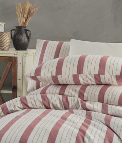 NATUR PAMUT ROSE - 3 részes ágyneműhuzat garnitúra