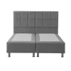 Infiniza Szállodai Springbox Ágy és Matrac szett - Kárpitozott Szürke Boxspring 160x200 cm