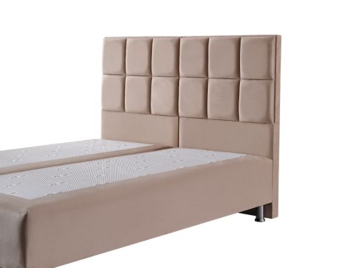 Infiniza Szállodai Springbox Ágy és Matrac szett - Kárpitozott Beige Boxspring 180x200 cm