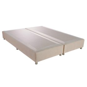   Infiniza Szállodai Springbox Ágykeret - Kárpitozott Beige Boxspring 90x200 cm BFV04