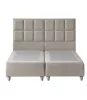 Infiniza Szállodai Springbox Ágykeret - Kárpitozott Beige Boxspring 90x200 cm BFV04