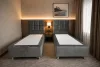 Infiniza Szállodai Springbox Szürke Ágykeret(BFV 27 Szín) - Kárpitozott Boxspring 90x200 cm