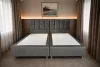 Infiniza Szállodai Springbox Szürke Ágykeret(BFV 27 Szín) - Kárpitozott Boxspring 160x200 cm