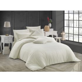 Infiniza Pamut Szatén csíkos (krém) ágyneműhuzat garnitúra - 3 részes    Infiniza Pamut Szatén csíkos (krém) ágyneműhuzat garnitúra - 3 részes