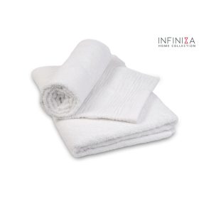 Infiniza Briliant Színes Törölköző Szett - Fehér - 70x140 és 50x90 cm   Infiniza Briliant Színes Törölköző Szett - Fehér - 70x140 és 50x90 cm