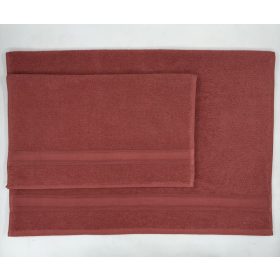 Infiniza Nala Színes Törölköző Szett - Terra- 70x140 és 50x90 cm   Infiniza Nala Színes Törölköző Szett - Terra- 70x140 és 50x90 cm