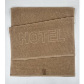 Infiniza Hotel Logós Színes Törölköző Szett - Beige - 70x140 és 50x100 cm   Infiniza Hotel Logós Színes Törölköző Szett - Beige - 70x140 és 50x100 cm