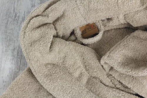 Infiniza Pamut Cozy Köntös - Bézs (XL)