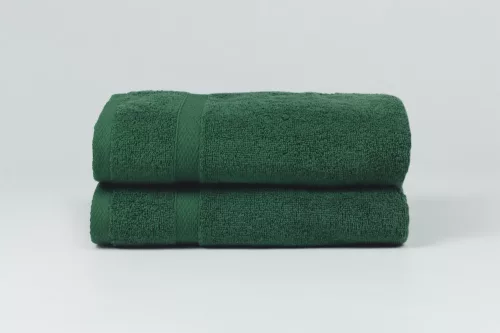Infiniza Pamut Cozy Törölköző - Sötétzöld - 70x140cm