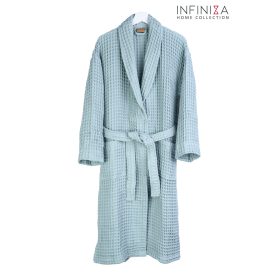 Infiniza Waffle Színes Köntös - Menta Zöld - XL Infiniza Waffle Színes Köntös - Menta Zöld - XL