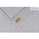 Infiniza Waffle Színes Törölköző Szett - Szürke - 70x140 és 50x100 cm