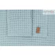Infiniza Waffle Színes Törölköző Szett - Menta Zöld - 70x140 és 50x100 cm